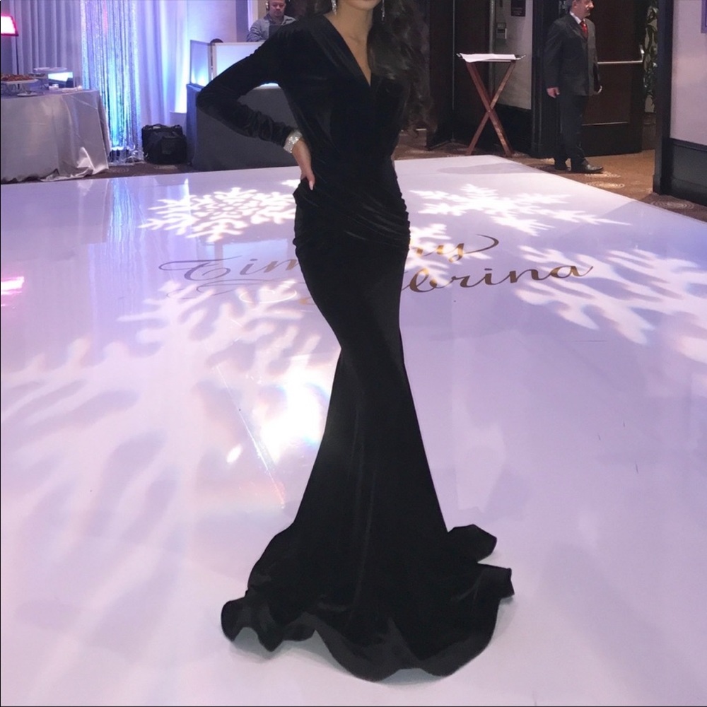 Black gown